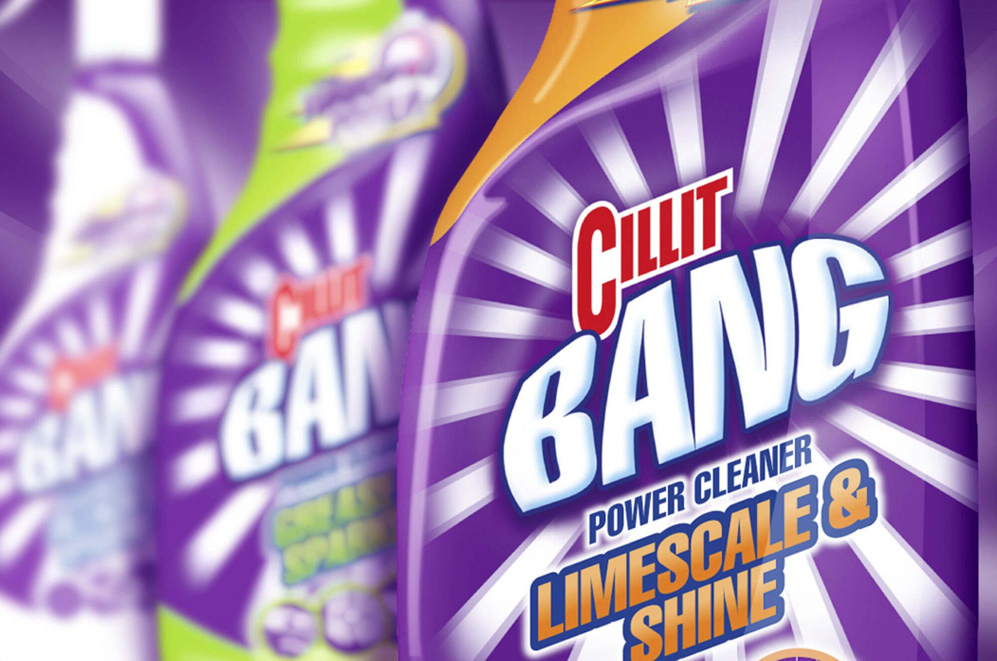 Reckitt Benickser Cillit Bang Packaging Design