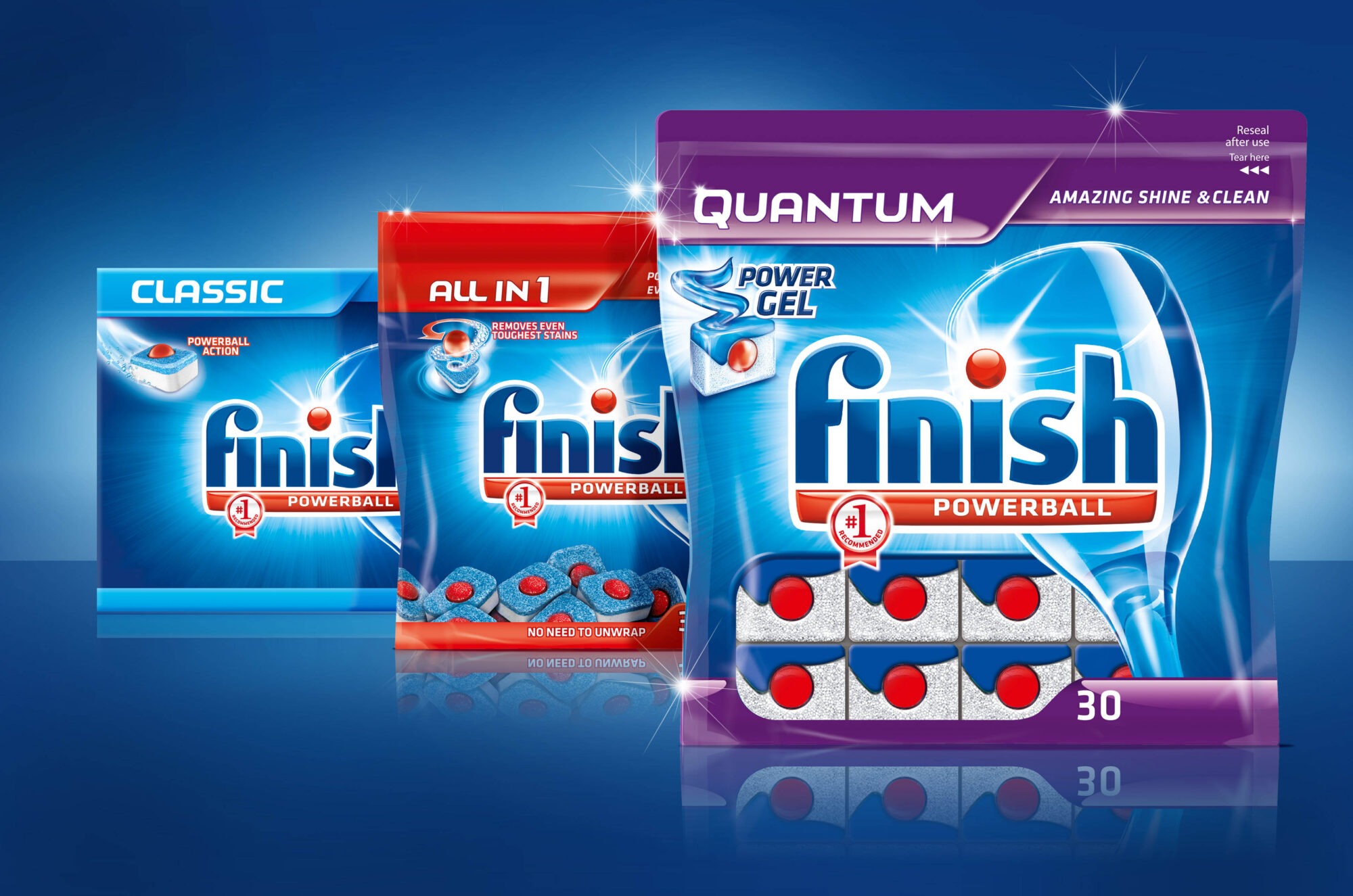 Reckitt Benckiser Finish Packaging Design